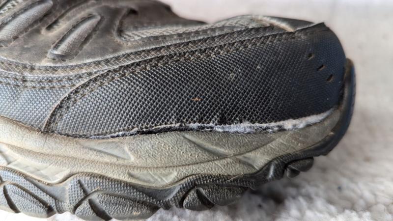 Upper separating from sole