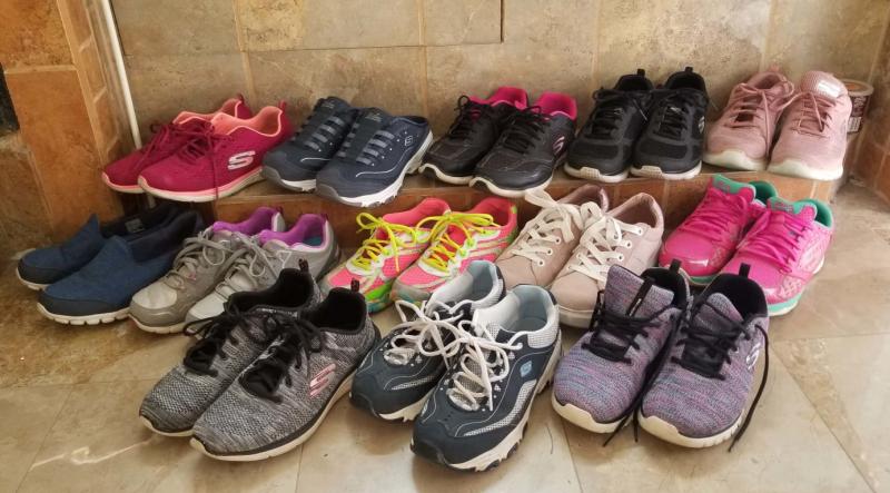 Partial group of my Sketchers!