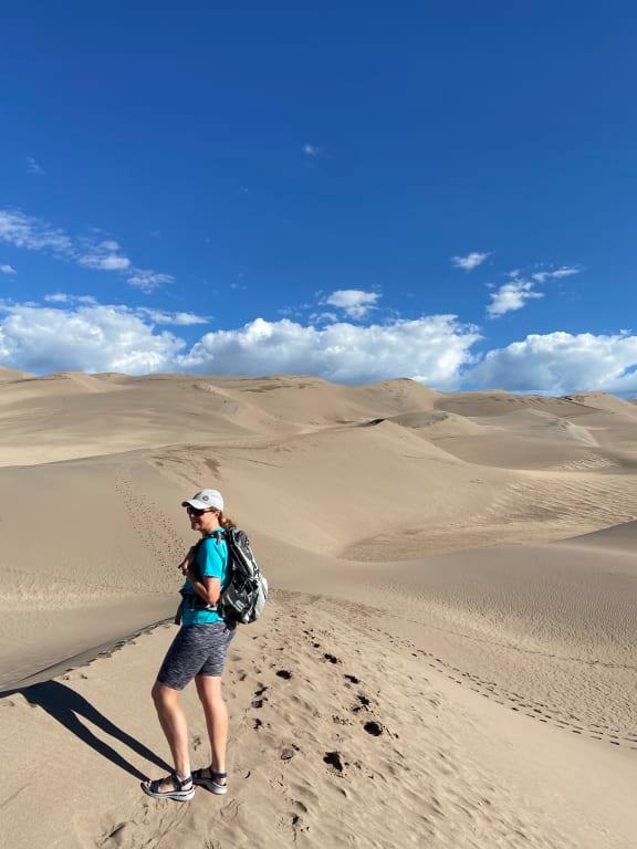 Skechers sandals for the hike!