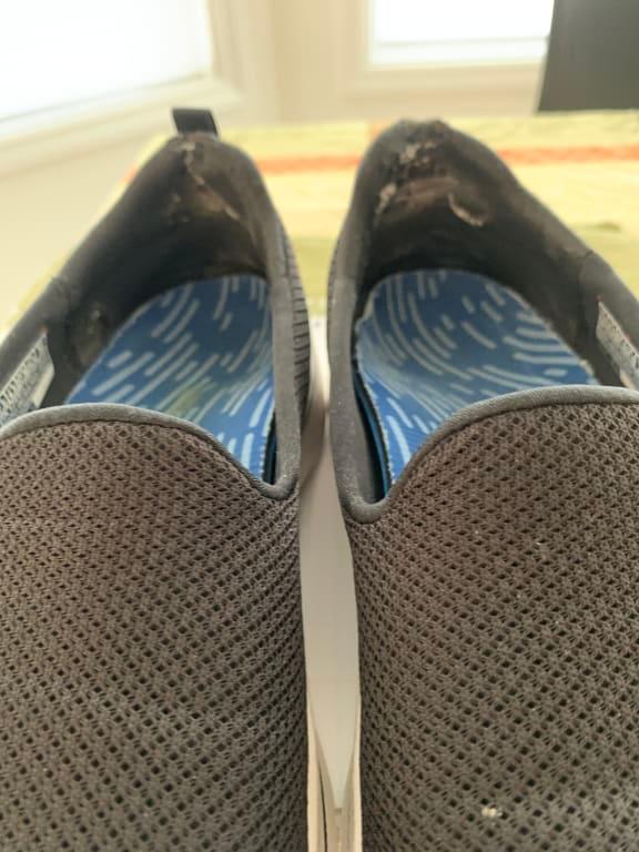 interior heel wore out in less than one year