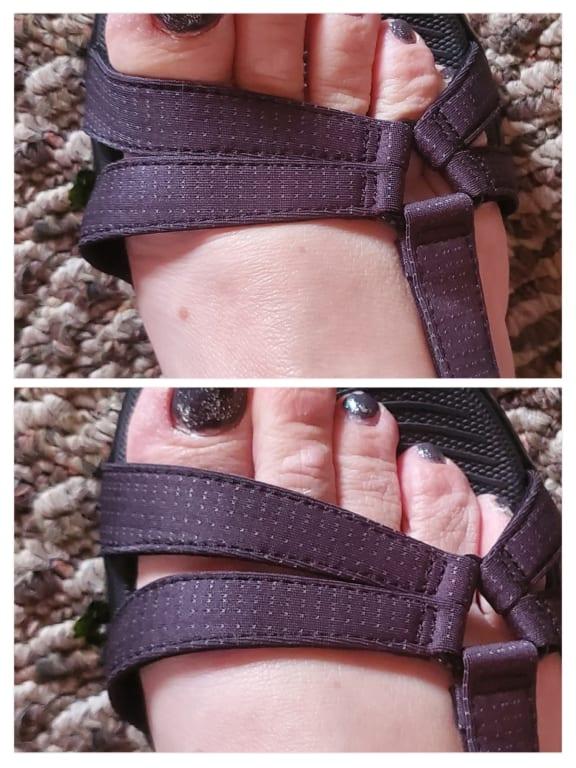 left foot fits 0k. This pic Shows right foot