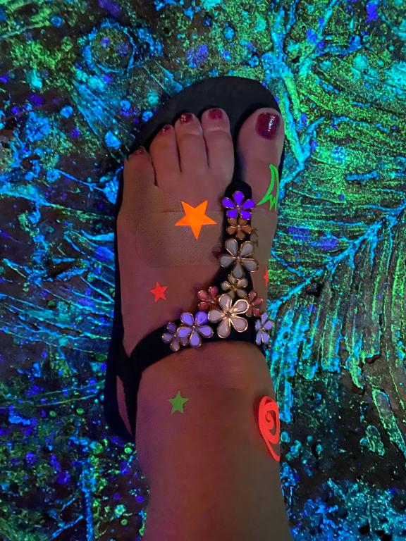 Got my glow on at Animal Kingdom after dark