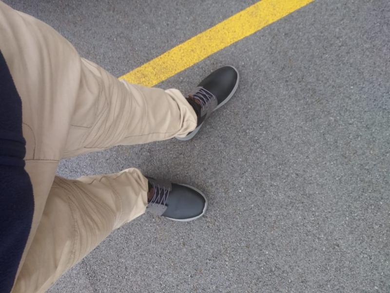 Posted up in my Sketchers