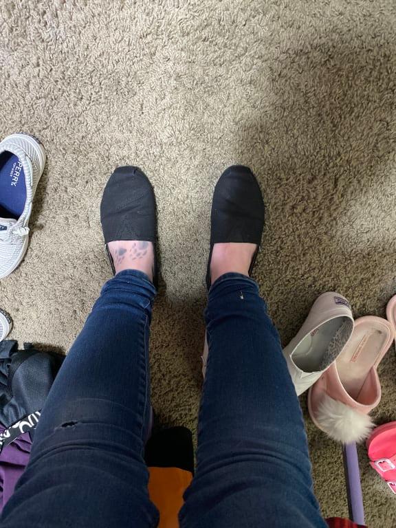 Black bobs size 5