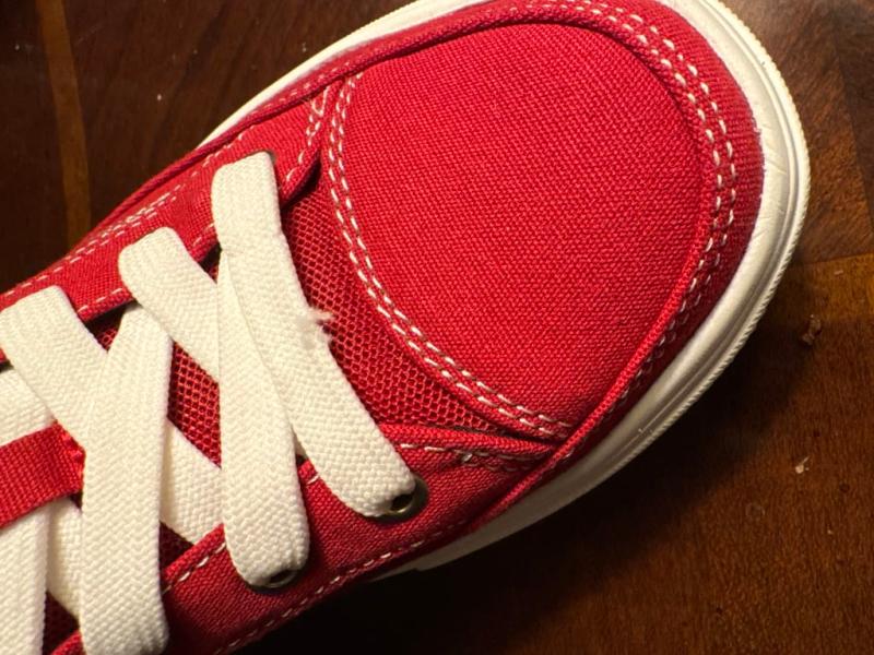 Here is where it's a little torn.