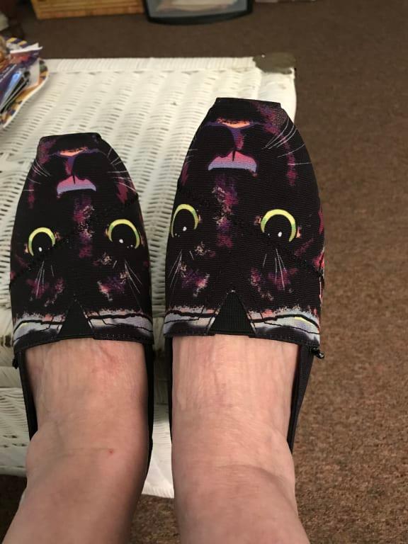 Love my kitty cat shoes!