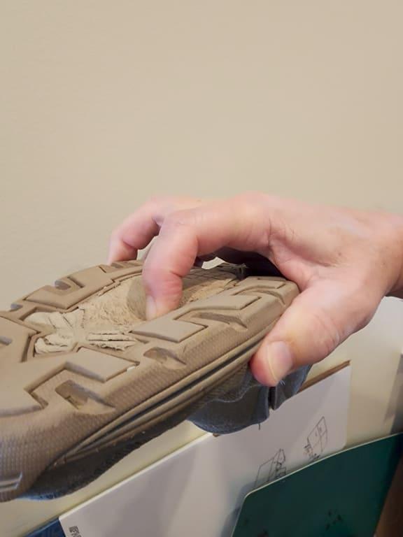 Very thin sole. Too soft to walk on.