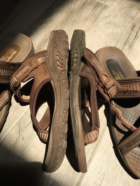 This photo shows how much walking I did in these and still so comfy!