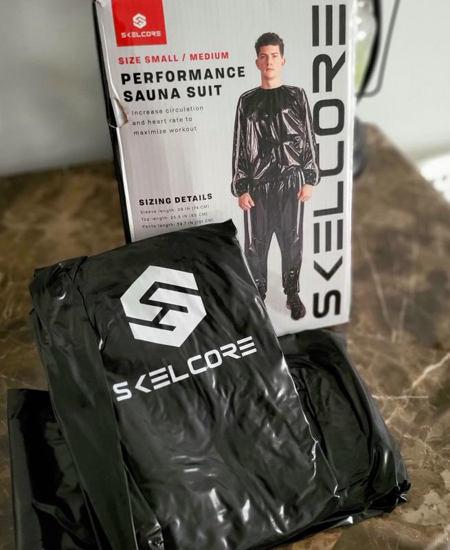 Skelcore Workout Sweat Suit Set - Black, Nylon, Long Sleeve