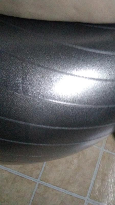 Skelcore Gray 65cm Stability Exercise Ball - Anti-Burst PVC, BPA