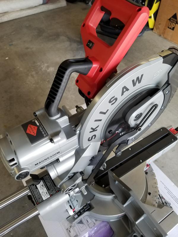 Worm drive deals miter saw