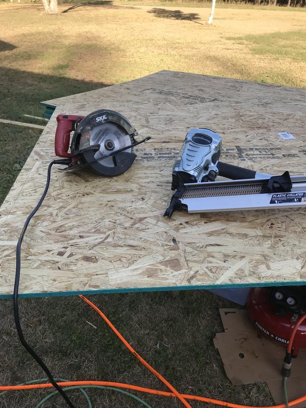 Saw and nail gun combo