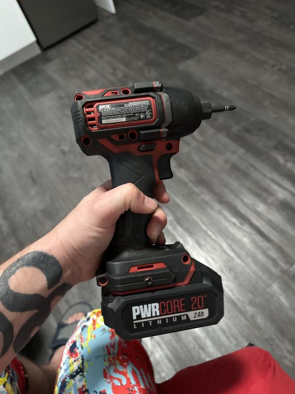 PWR CORE 20™ Brushless 20V 1/4 IN. Compact Hex Impact Driver Kit