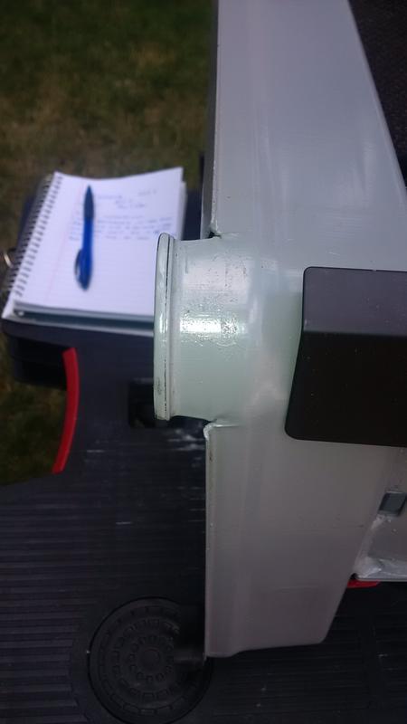 Missing foot right below the spark guard, not sure if left off intentionally?