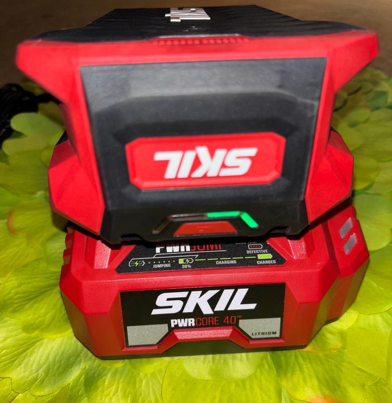 SKIL 40-Volt 4 Ah Lithium Ion (li-ion) 200-Watt Battery BY8708C-01 at ...