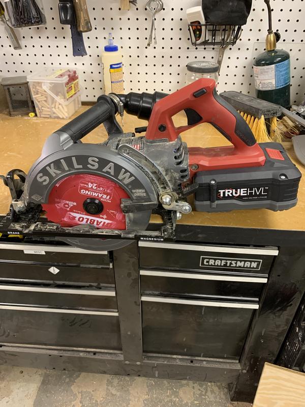 Skilsaw worm deals drive cordless