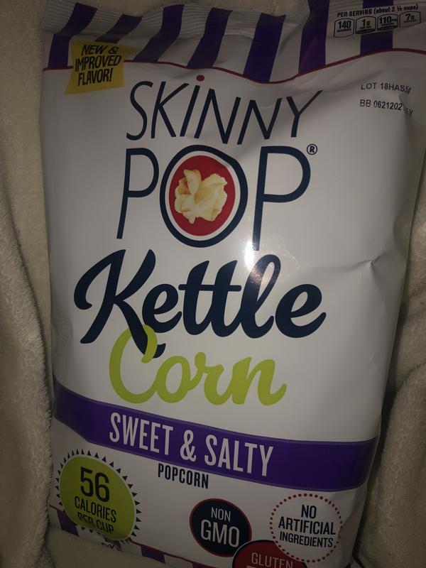 SkinnyPop Sweet & Salty Kettle Popcorn, Gluten Free, Non-GMO