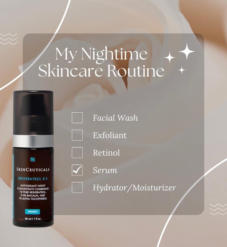 SKINCEUTICALS RESVERATROL store B E NIGHT CONCENTRATE 1 OZ NIB