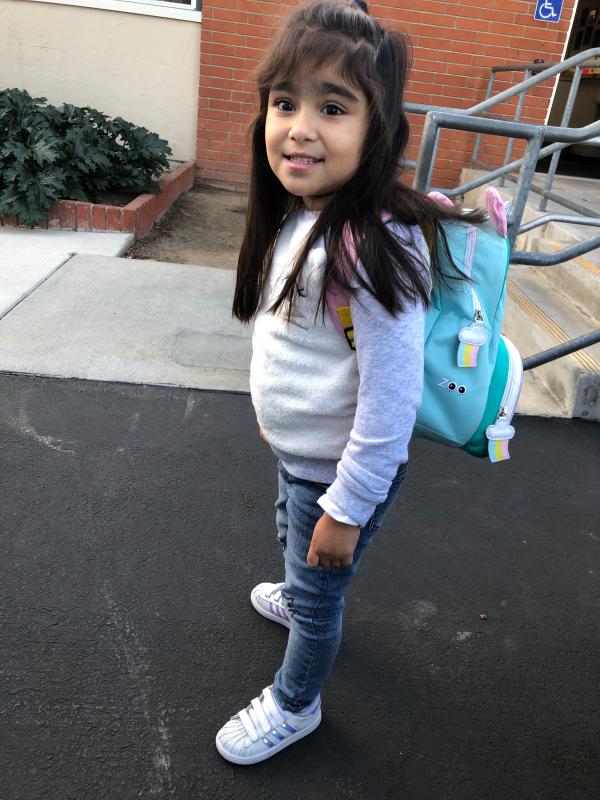 She loves her Backpack!