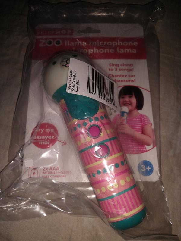zoo la la llama microphone