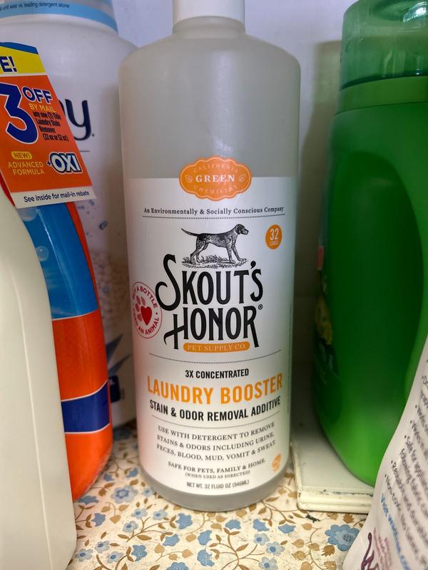 Skout s Honor Laundry Booster Stain Odor Removal Additive Pet