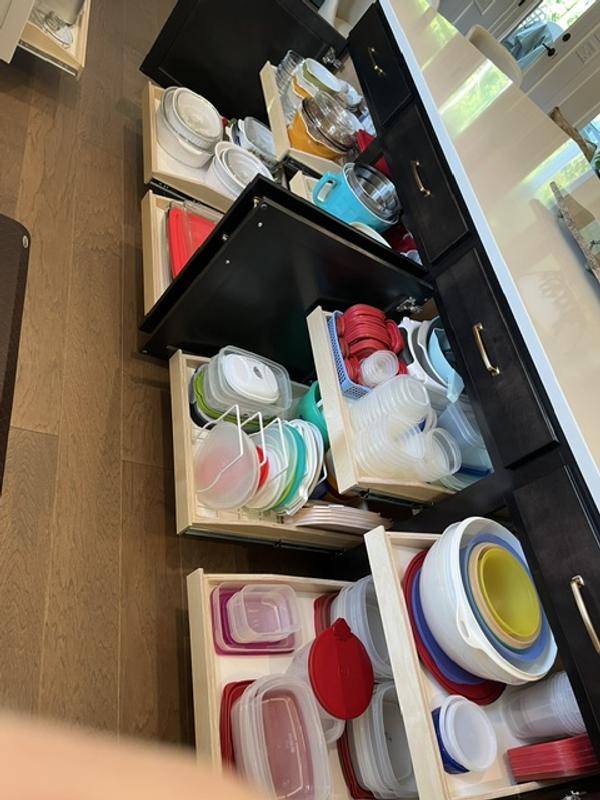 Side-mounted Lid Organizer Station | Slide-A-Shelf