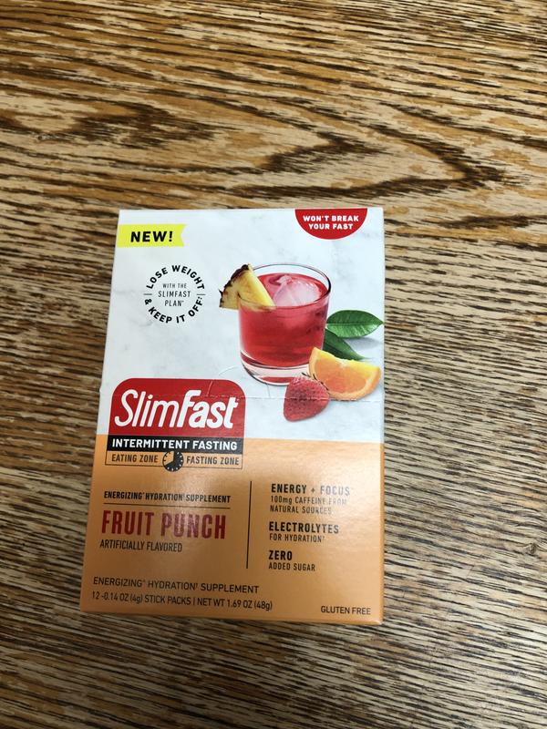 SlimFast Intermittent Fasting Energizing Hydration Mix† – Shop