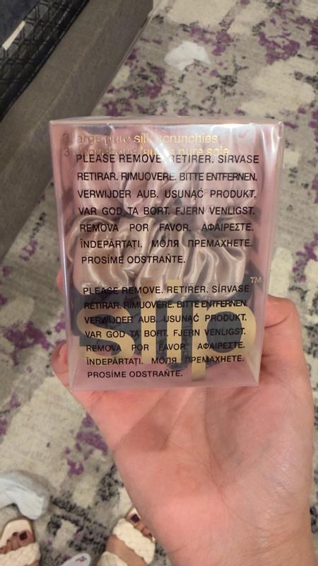 Customer photo for "I Soft, comfortable scrunchies with a secure hold and beautiful colors."