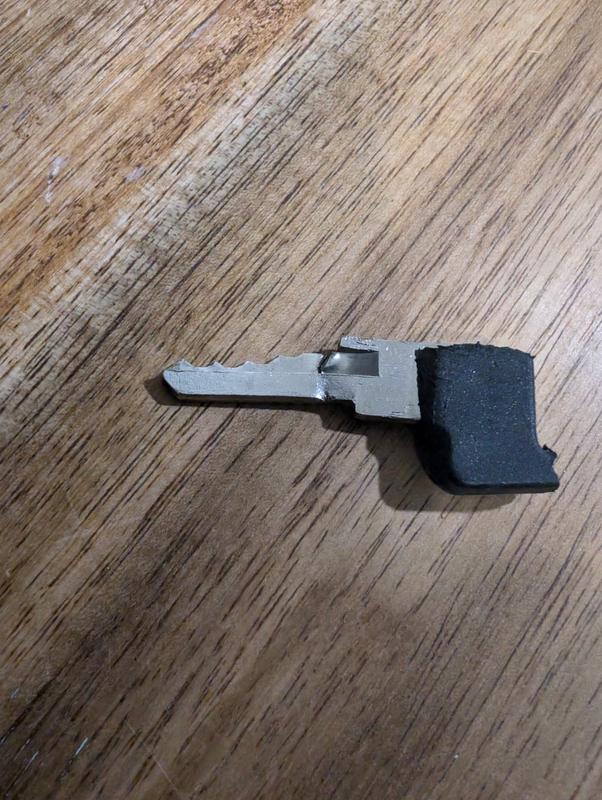 Broken key.