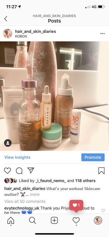 Customer photo for "Great to help other skincare absorb into the skin"