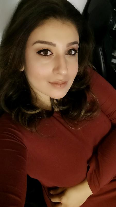 Wearing hourglass vanish stick, eyebrow pencil in soft brunette and metallic eyeliner pencil