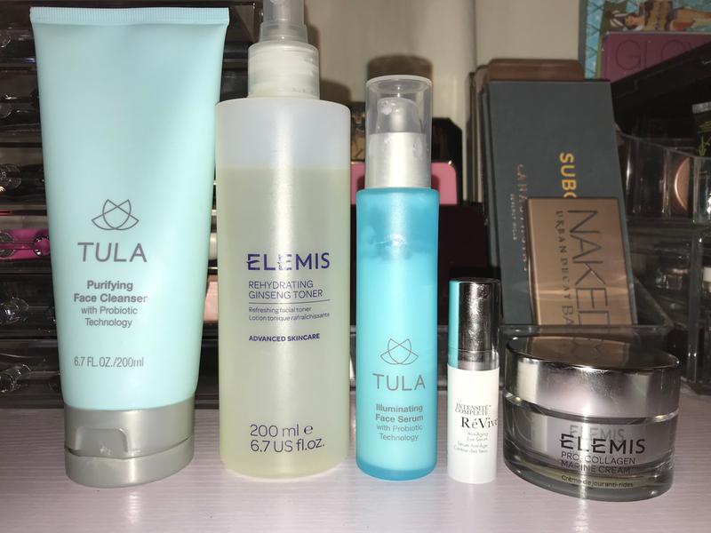 Eye serum in my morning routine