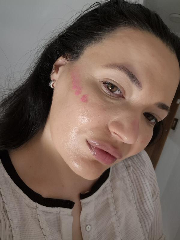 Not blended but gorgeous shade