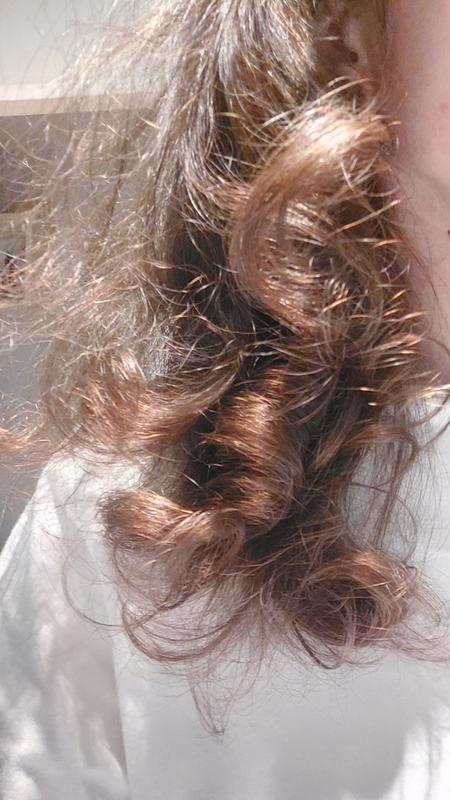1h after blow drying my hair