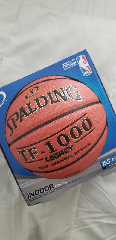 Spalding TF-1000 Platinum ZK Indoor Game Basketball
