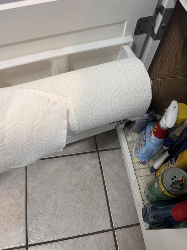 I was looking for an easier way to get paper towels off the roll