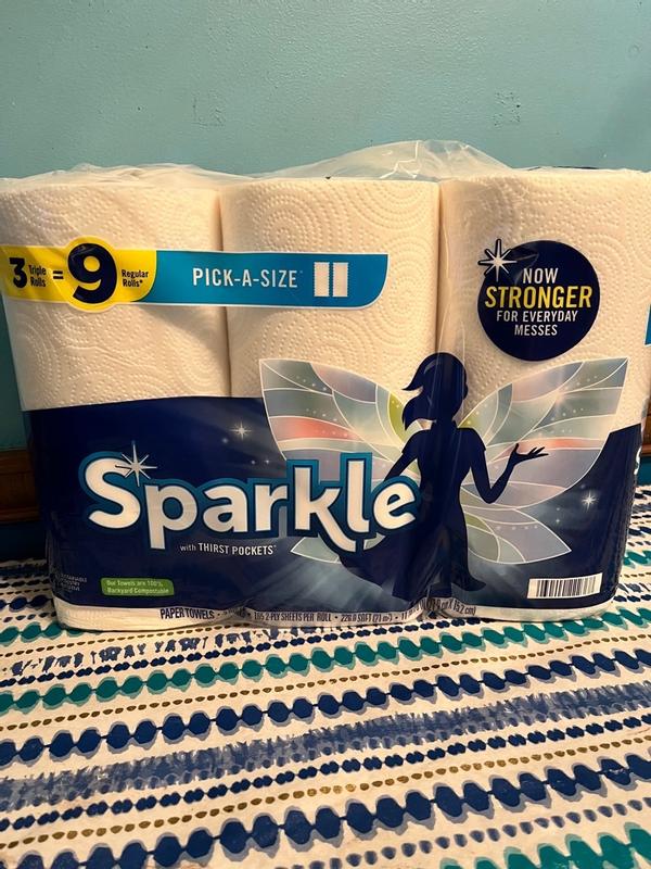 Sparkle® Pick-A-Size® Paper Towels, 3 Triple Rolls