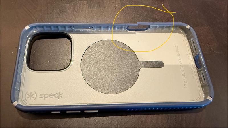 Camera Control Notch
