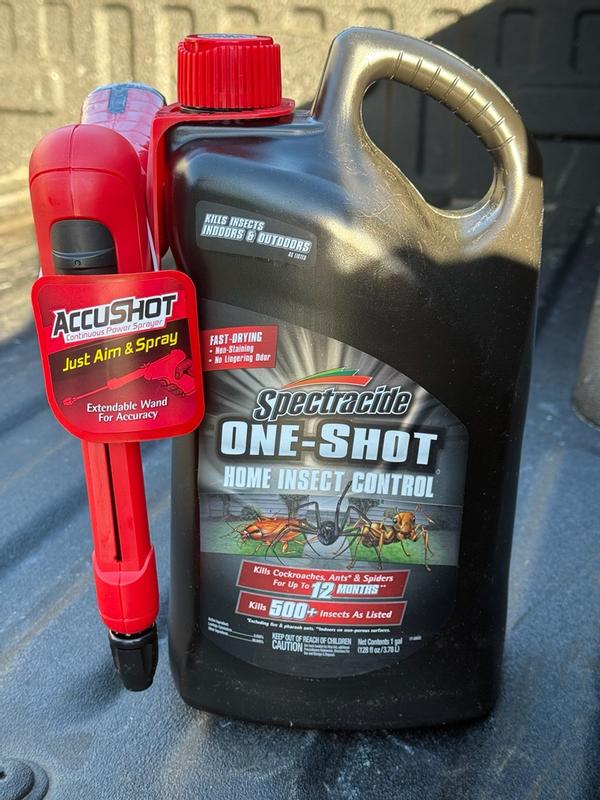 Spectracide 1-Gallon One-Shot AccuShot Home Pest Control Ready to Use ...
