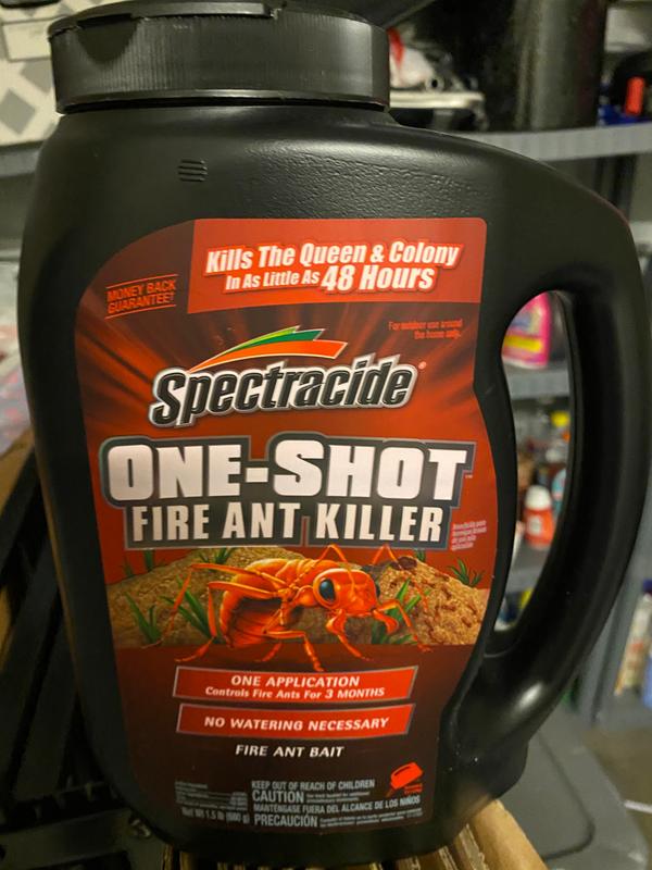 Spectracide One Shot Fire Ant Killer 1 5 Lb Fire Ant Bait In The Pesticides Department At Lowes Com