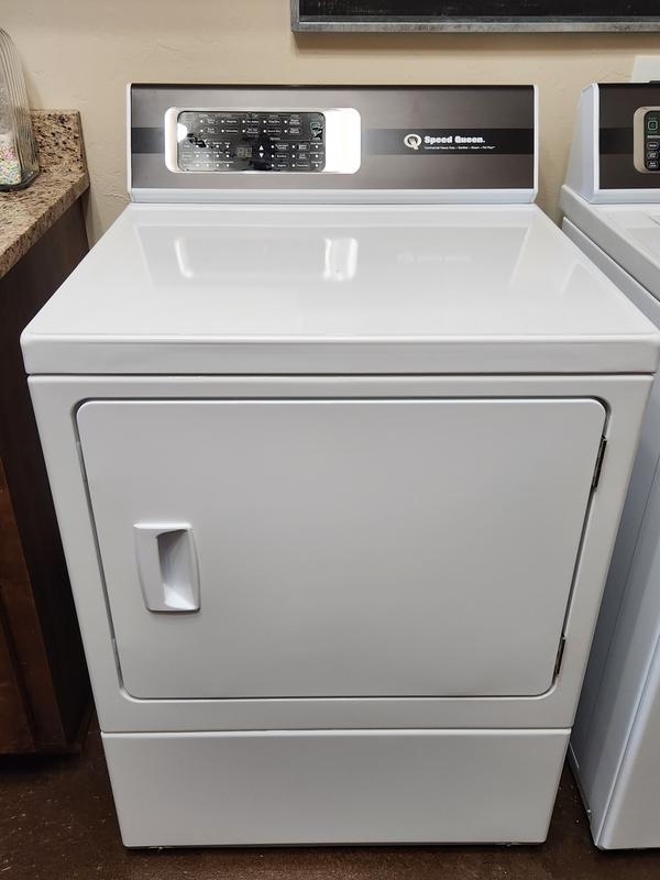 DR7003WE by Speed Queen - DR7 Sanitizing Electric Dryer with Pet Plus™  Steam Over-dry Protection Technology ENERGY STAR® Certified 7-Year Warranty