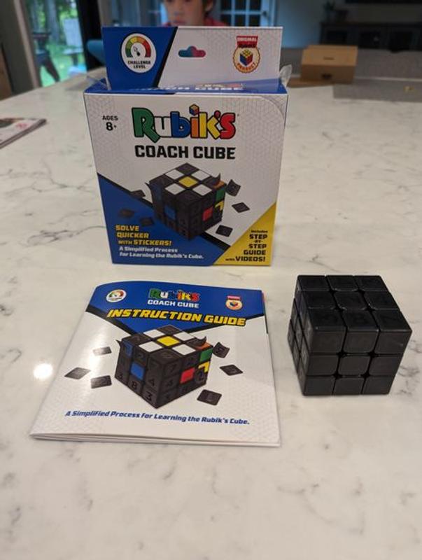 Rubik's Coach Cube, Learn to Solve 3x3 Cube with Stickers, Guide