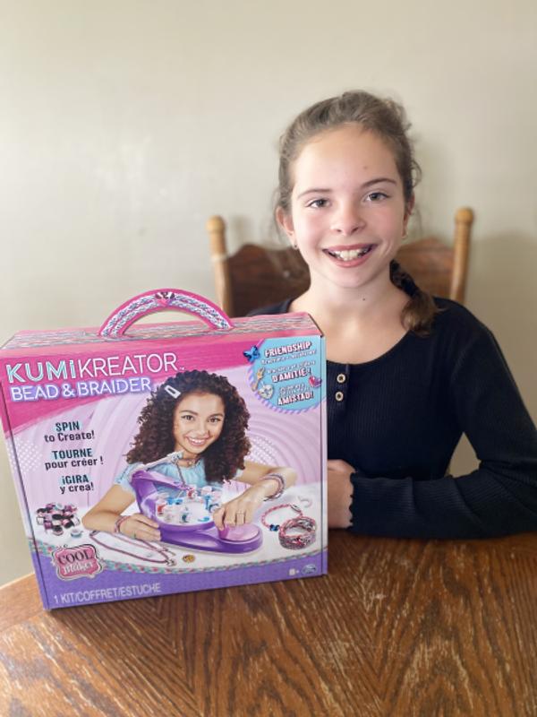 Cool Maker, 2-in-1 KumiKreator, Necklace and Friendship Bracelet Maker  Activity Kit, for Ages 8 and Up