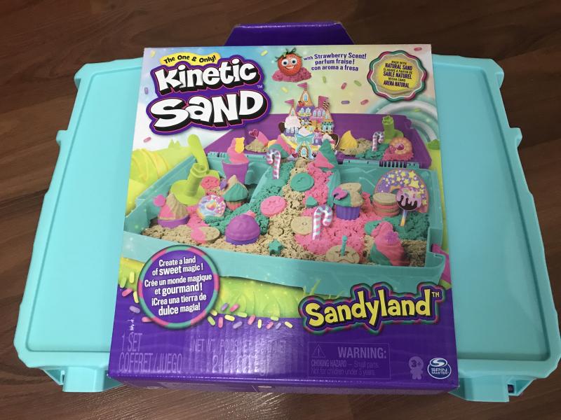 Spin Master Kinetic Sand Beach Sand Kingdom Bonus Shimmer Sand 3 Pack 