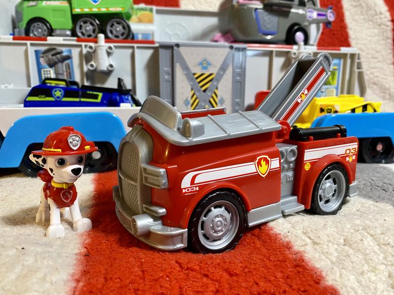 Marshall & his firetruck