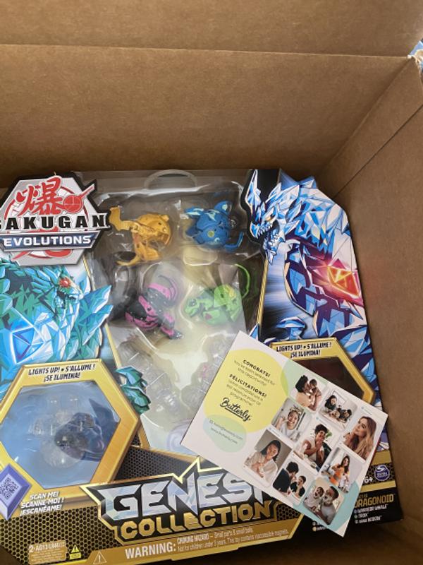 Bakugan Evolutions, Coffret Genesis Collection, 2 figurines articulées  lumineuses, 4