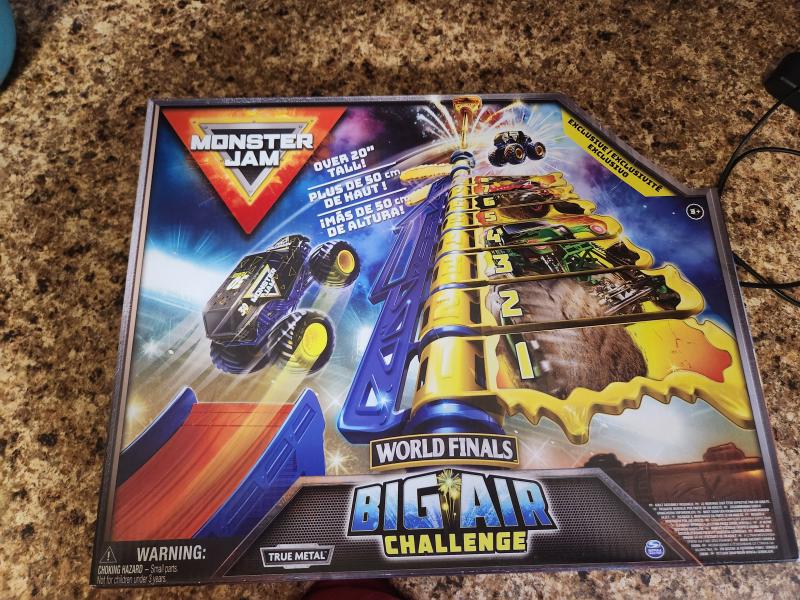 Monster Jam World Finals Big Air Challenge Playset with Monster