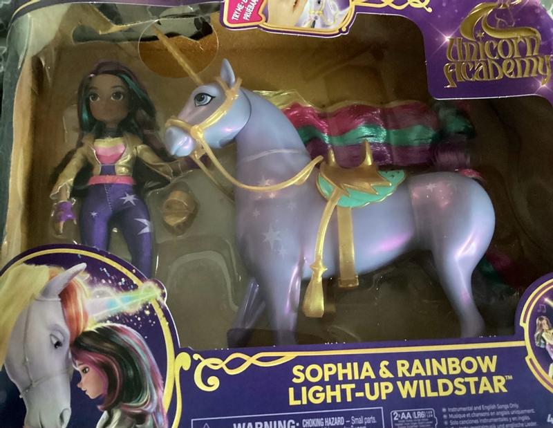 Unicorn Academy, Sophia & Interactive Rainbow Light-up Wildstar Unicorn Toy with Lights, Sounds & Music, Dolls & Unicorn Toys for Girls Ages 4 and up | Spin Master Unicorn Academy, Sophia & Interactive Rainbow Light-up Wildstar Unicorn Toy with Lights, Sounds & Music, Dolls & Unicorn Toys for Girls Ages 4 and up | Spin Master