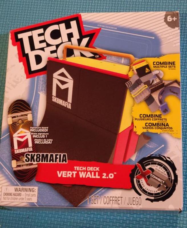 Tech Deck, Bowl Builder X-Connect Park Creator, Customizable and Buildable  Ramp Set with Exclusive Fingerboard, Kids Toy for Ages 6 and up :  Everything Else 