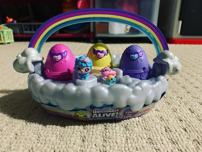 Hatchimals Alive, Pink & Yellow Egg Carton Toy with 6 Mini Figures in  Self-Hatching Eggs, 11 Accessories, Kids Toys for Girls and Boys Ages 3 and  up
